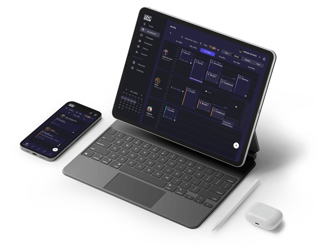 INKbusiness on real devices