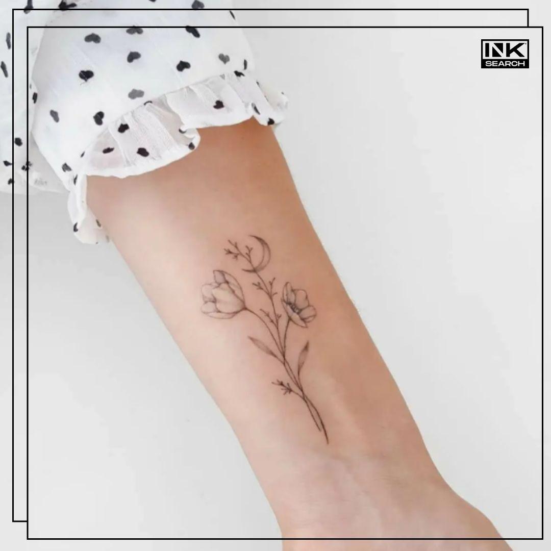 Minimalistisches Tattoo - Einfachheit der Form