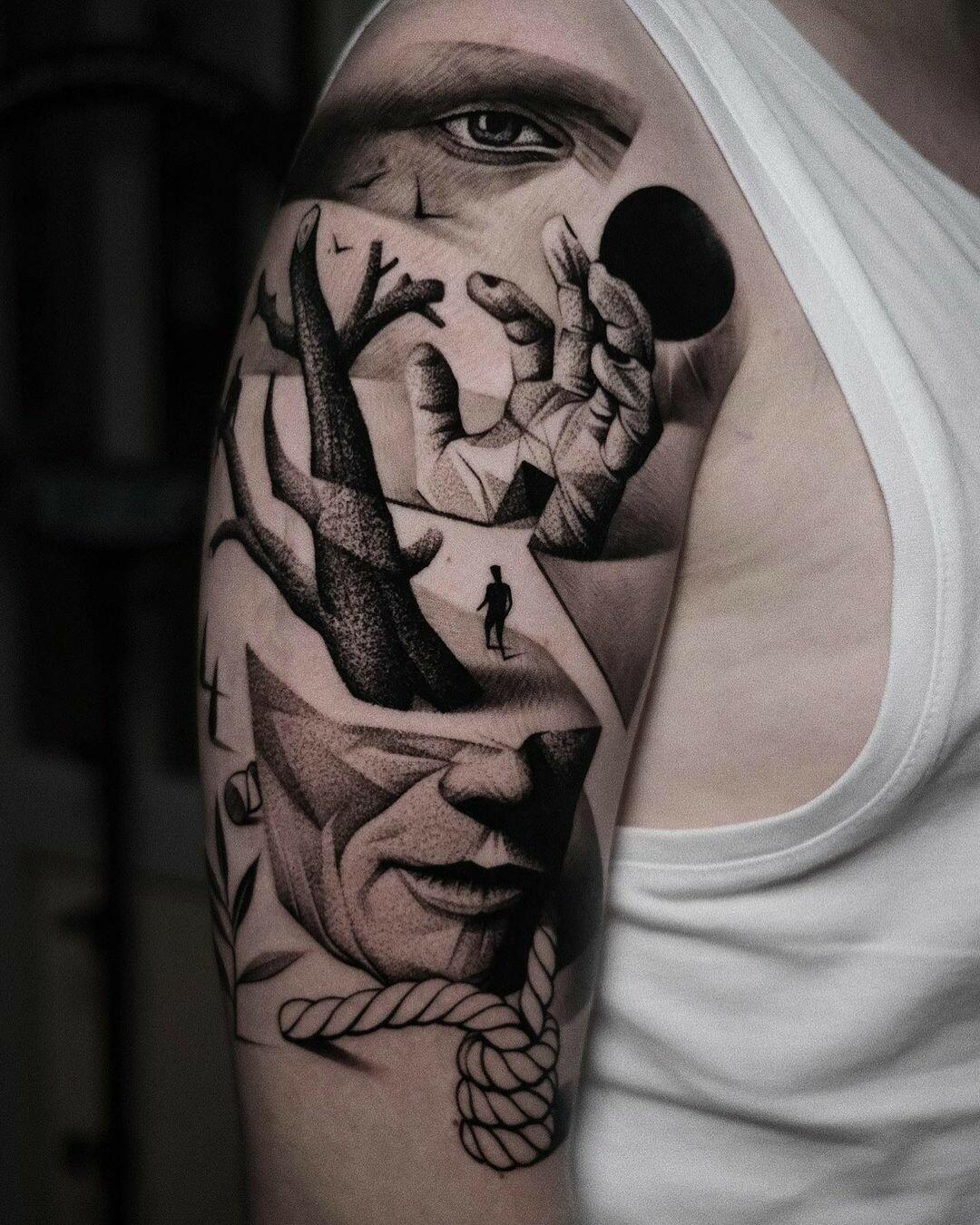 Inksearch tattoo Patryk Chybowski (Boski Tattoo)