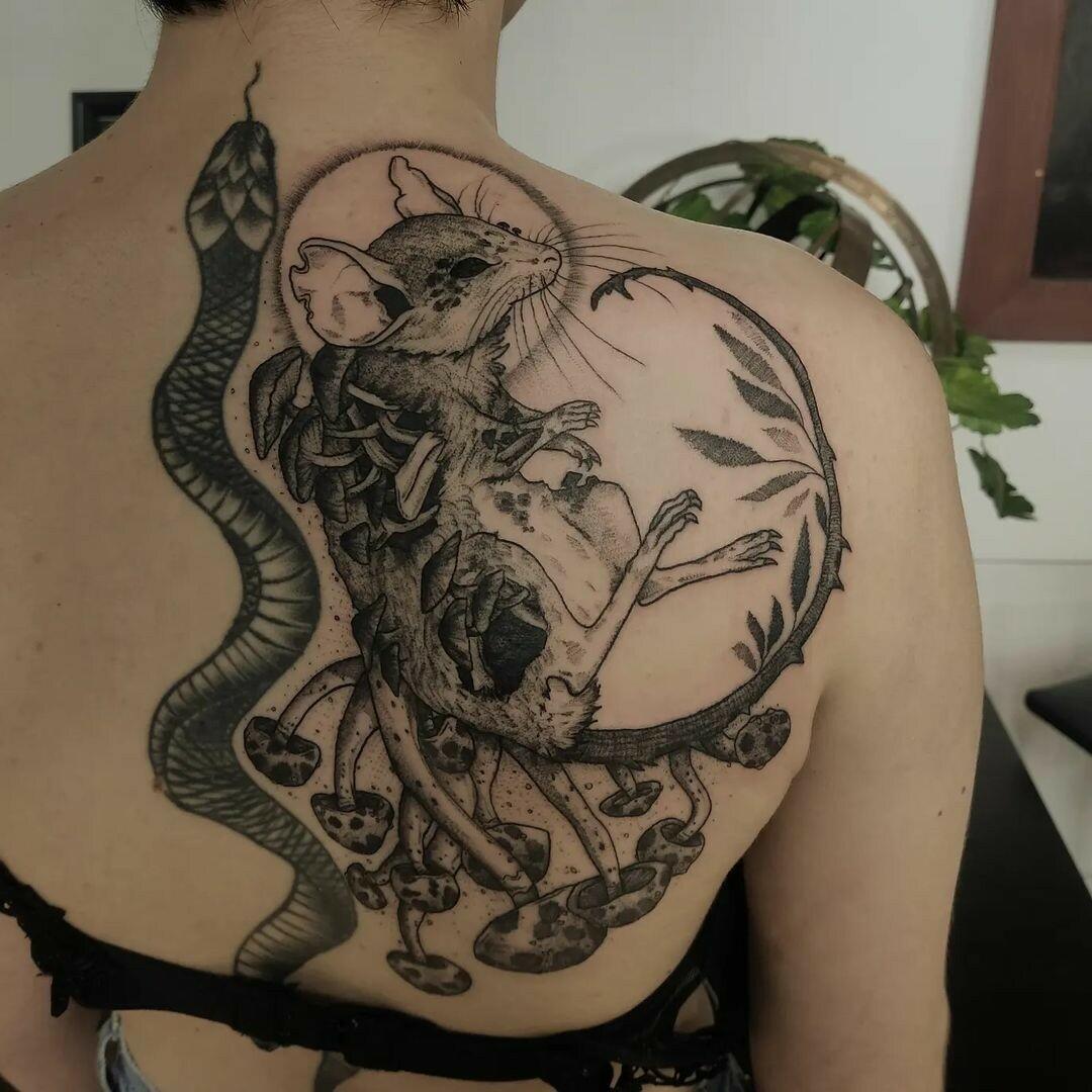 Inksearch tattoo Bizon tattoo