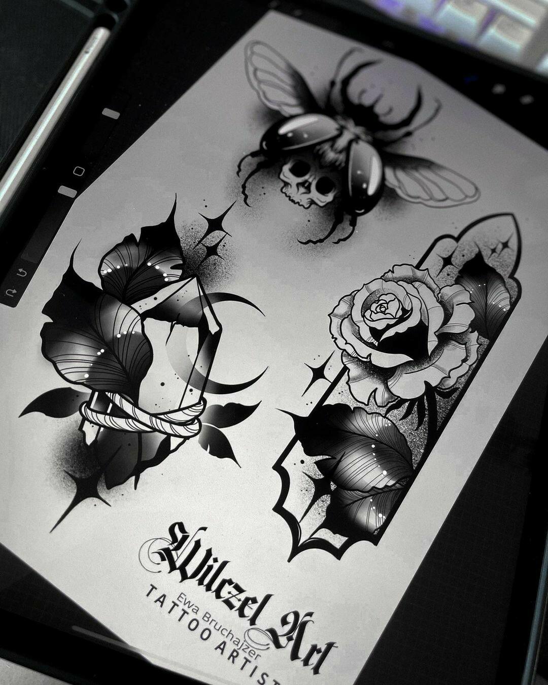 Inksearch tattoo Wilczeł