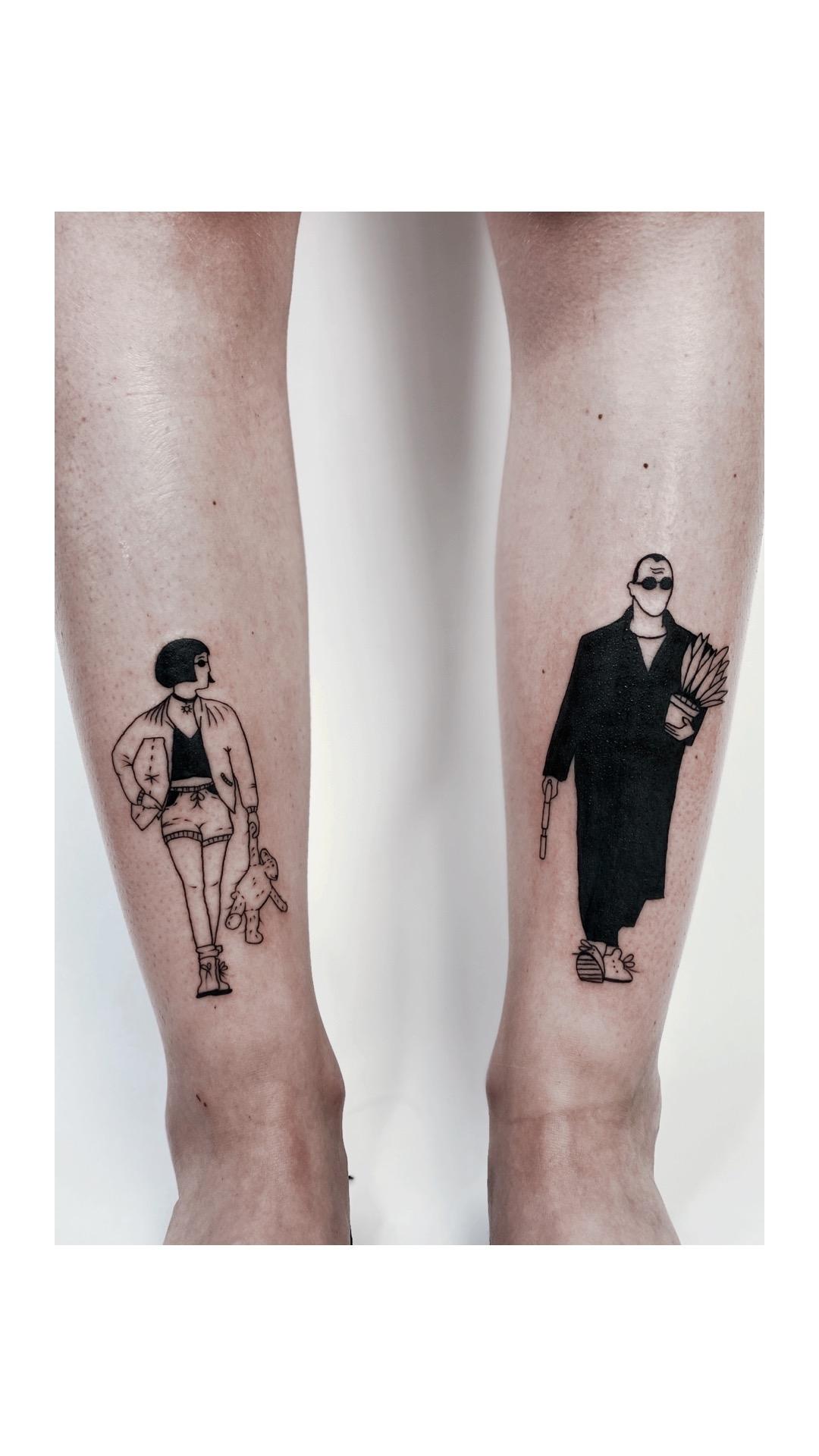 Inksearch tattoo Krzywa Kreska
