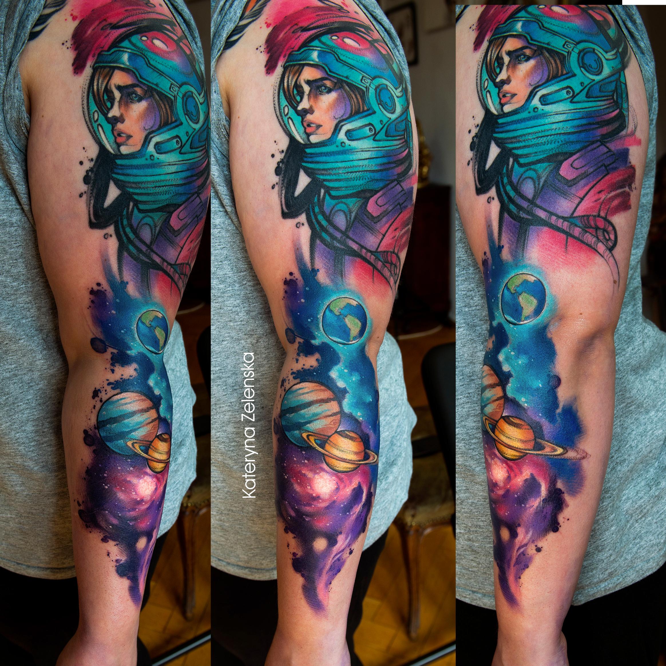 Inksearch tattoo Kateryna Zelenska