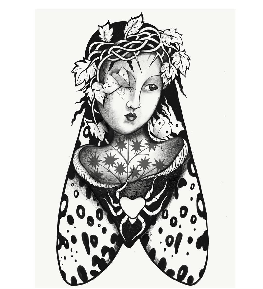 Inksearch tattoo Anna Szejdewik aka Coxie