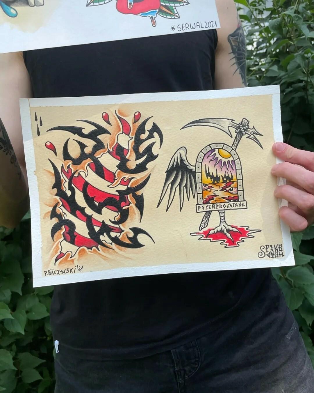 Inksearch tattoo SPIKE HEAD