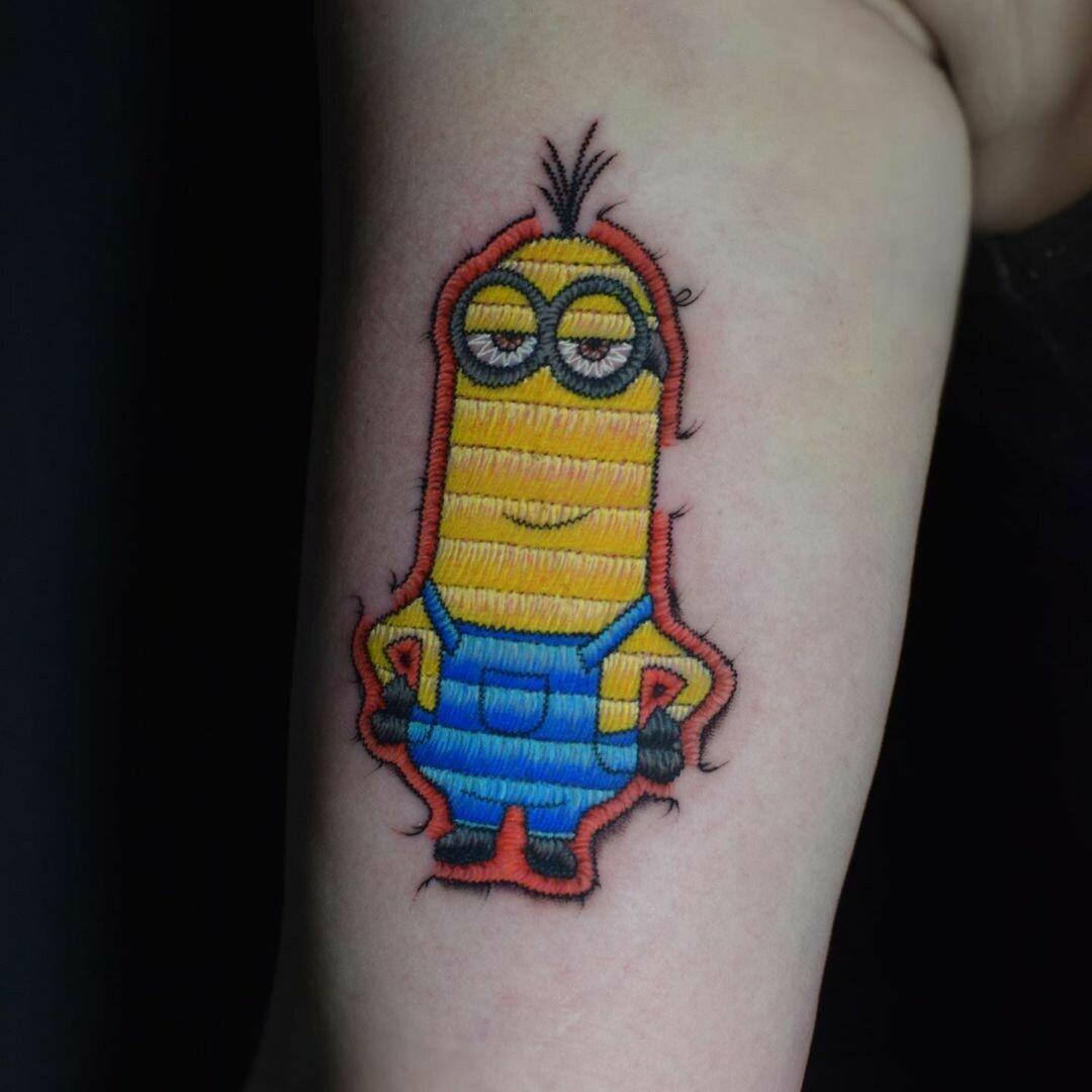 Inksearch tattoo Baba na Rowerze Tattoo