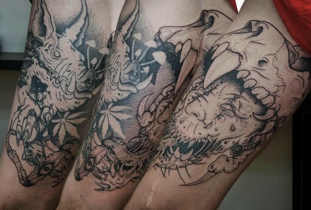Inksearch tattoo Bizon tattoo