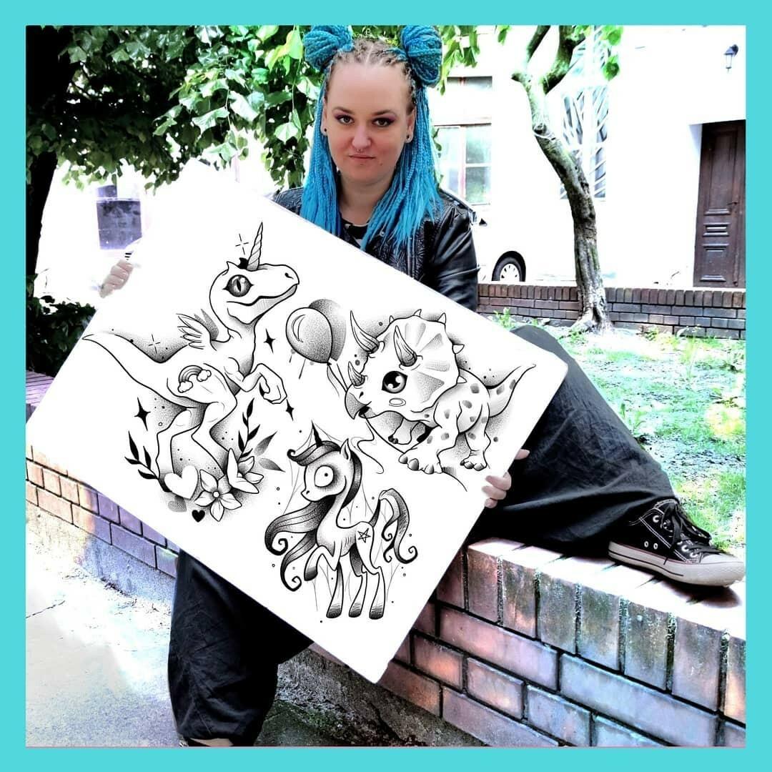 Inksearch tattoo Czarnorożec Mateusz Kosiński