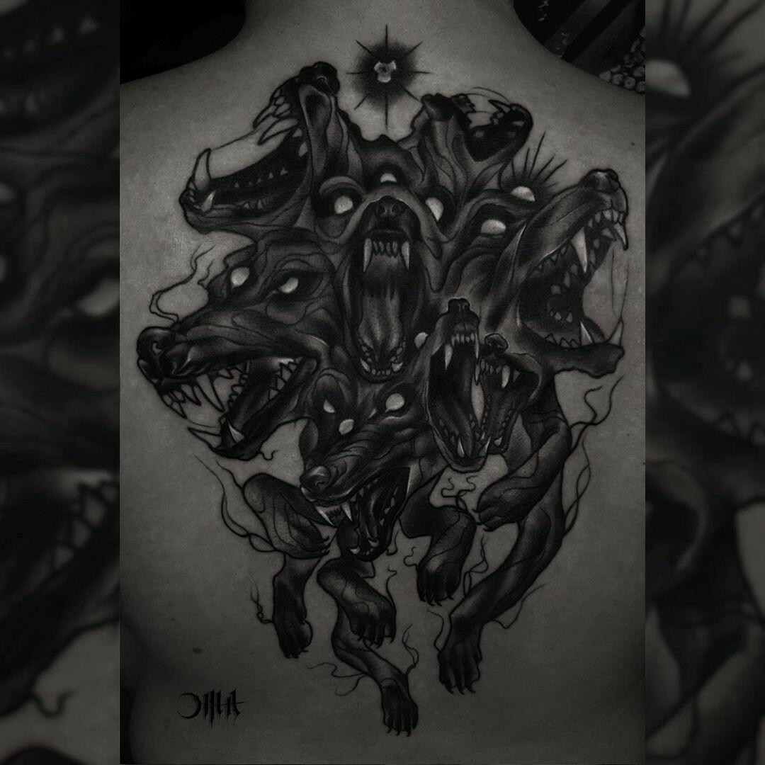 Inksearch tattoo Baba na Rowerze Tattoo