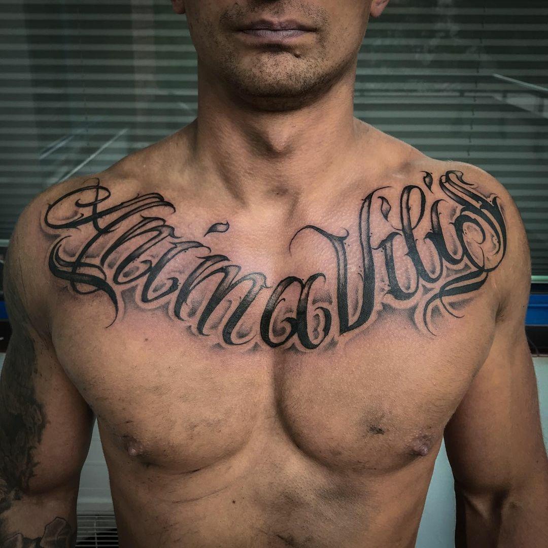 Inksearch tattoo Antonio Lettering