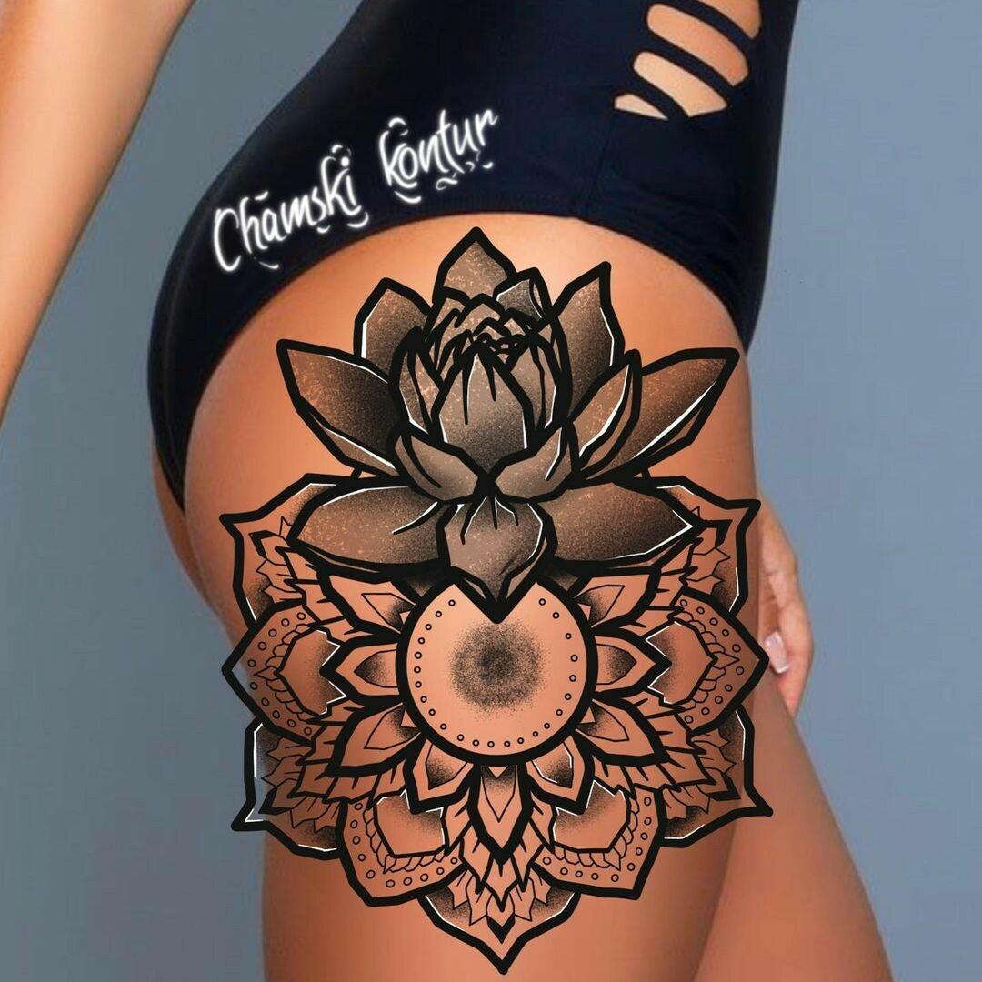 Inksearch tattoo Chamski kontur