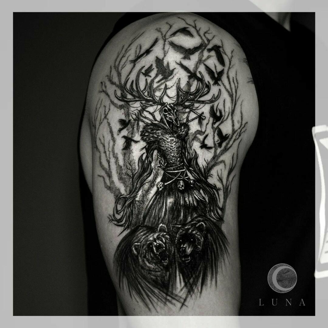 Inksearch tattoo luna tattoo