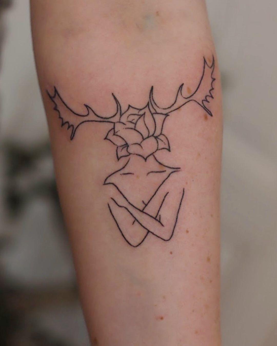 Inksearch tattoo Freckle Hand Poke