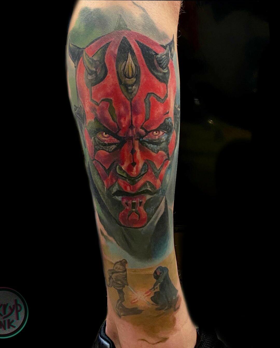 Inksearch tattoo Baba na Rowerze Tattoo