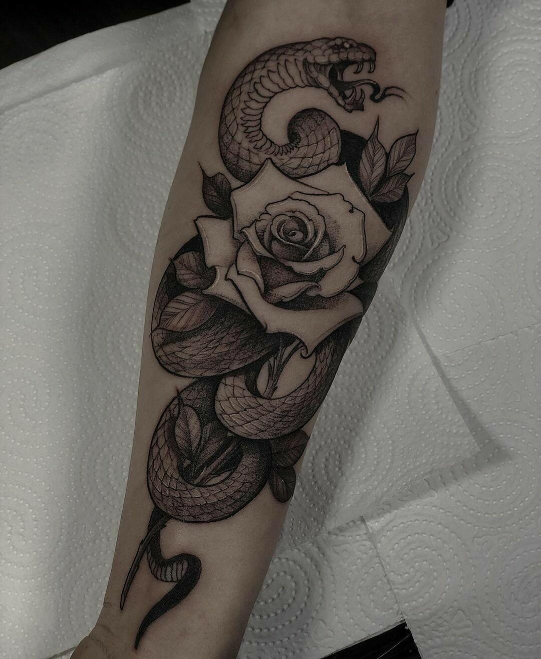 Inksearch tattoo Baba na Rowerze Tattoo