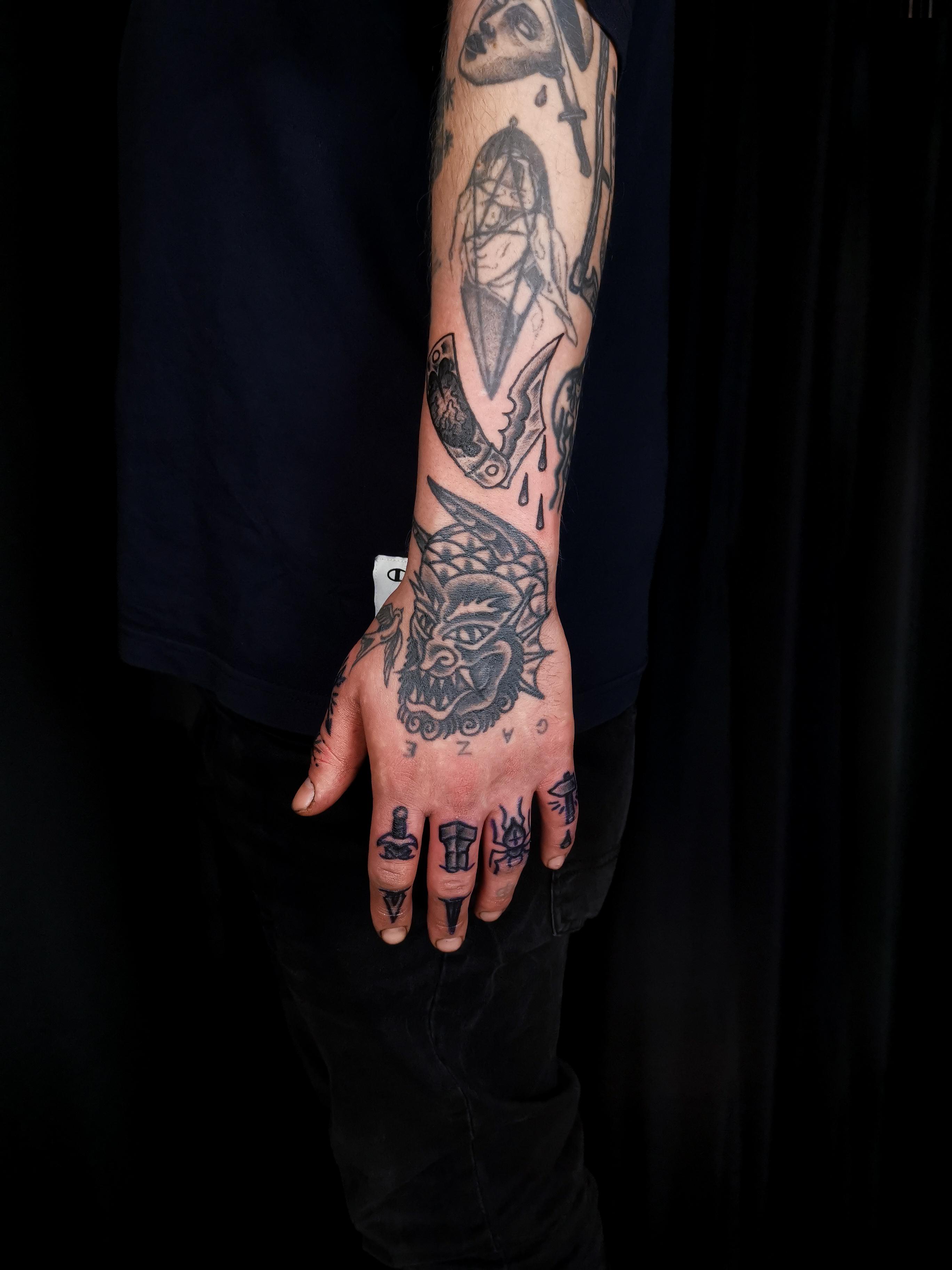 Inksearch tattoo SPIKE HEAD