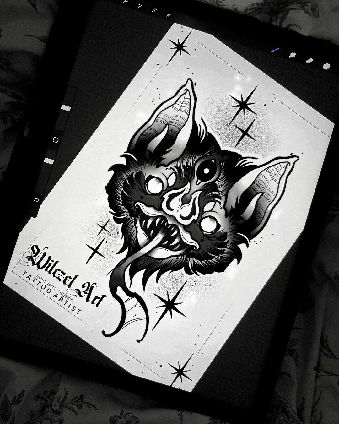 Inksearch tattoo Wilczeł
