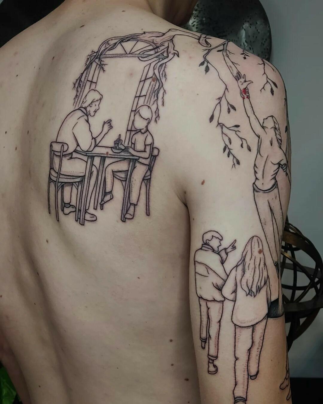 Inksearch tattoo Bizon tattoo