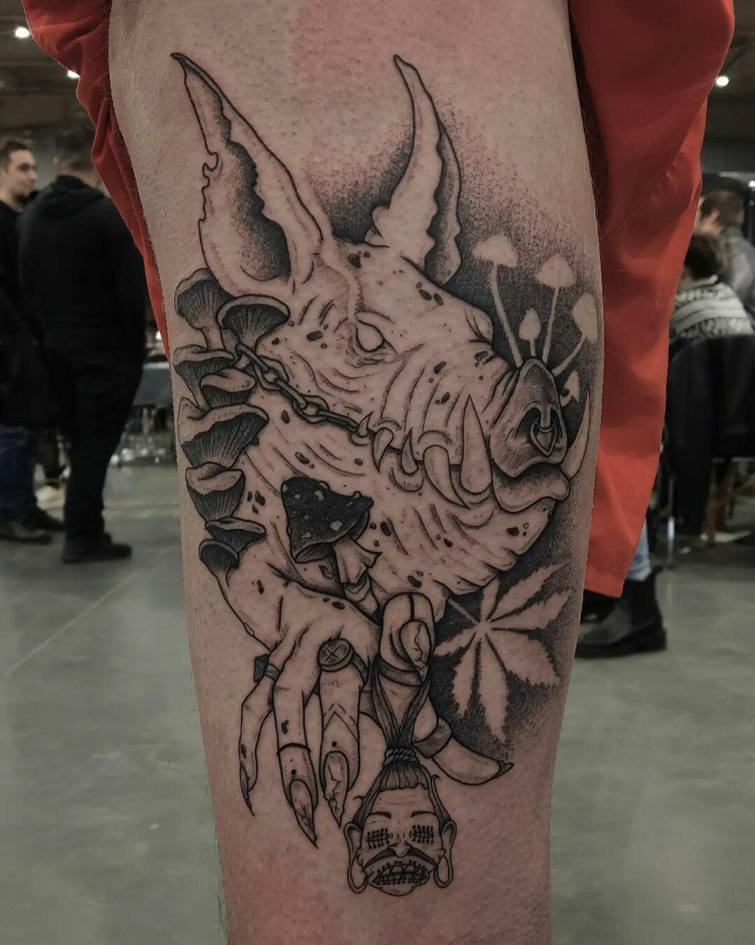Inksearch tattoo Bizon tattoo
