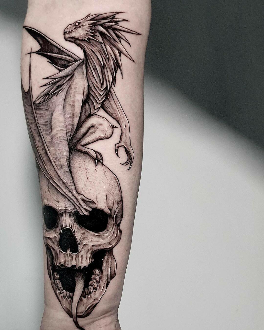 Inksearch tattoo Baba na Rowerze Tattoo