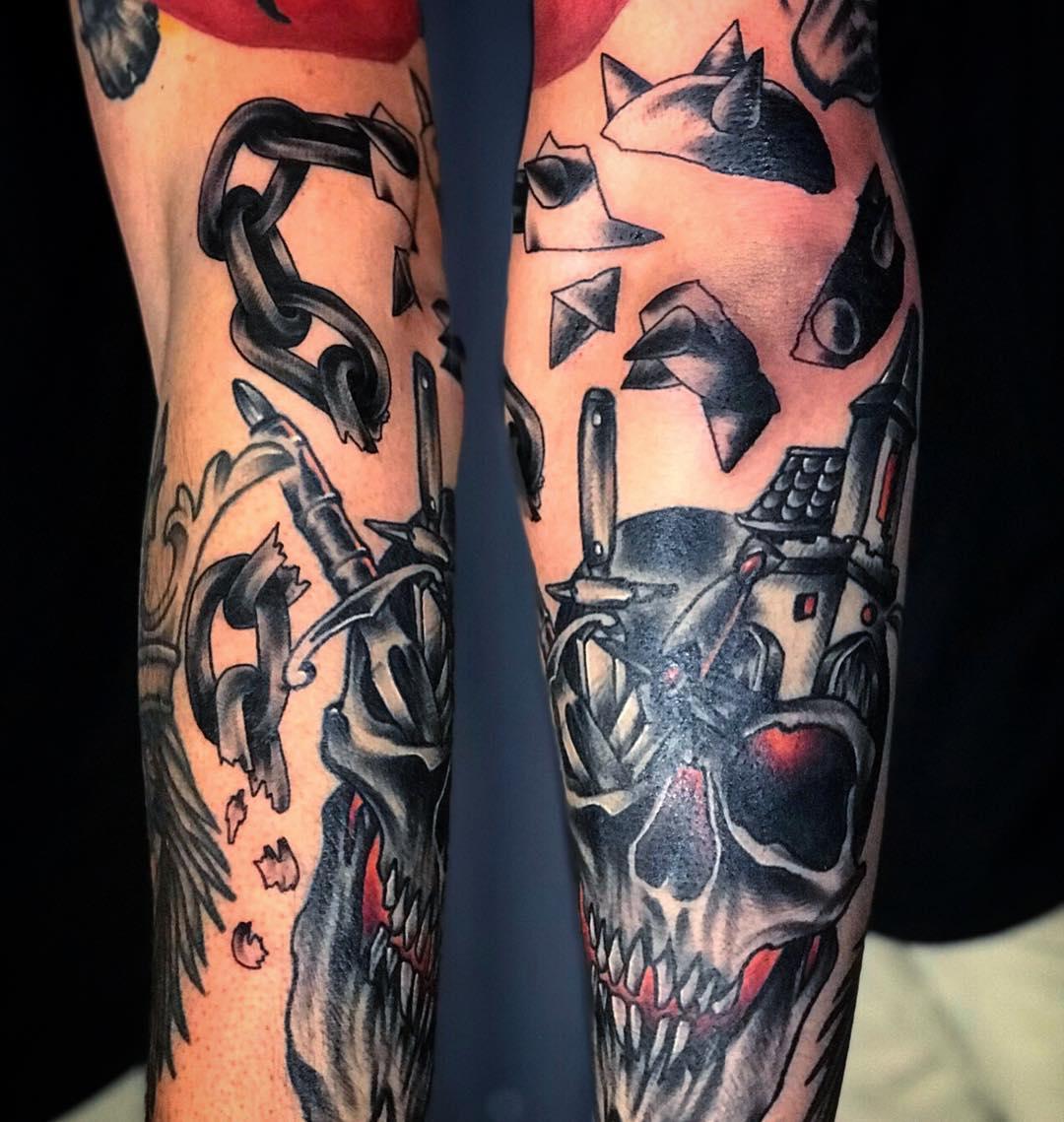 Inksearch tattoo Eugene Green - SocialXTerror