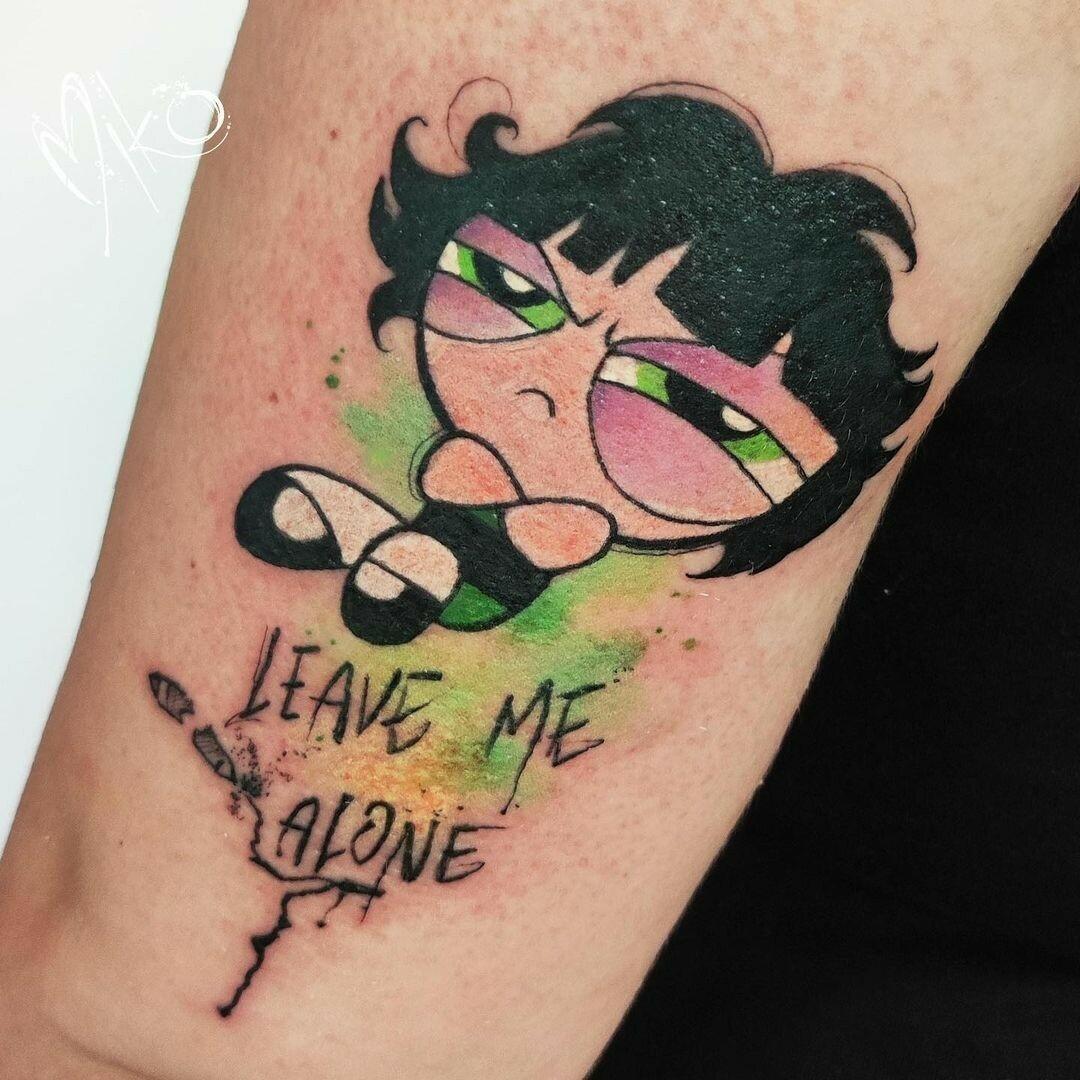 Inksearch tattoo Baba na Rowerze Tattoo