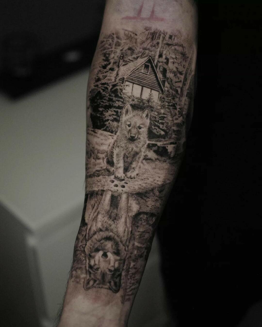 Inksearch tattoo Marcin Nencek Grey eye Tattoo