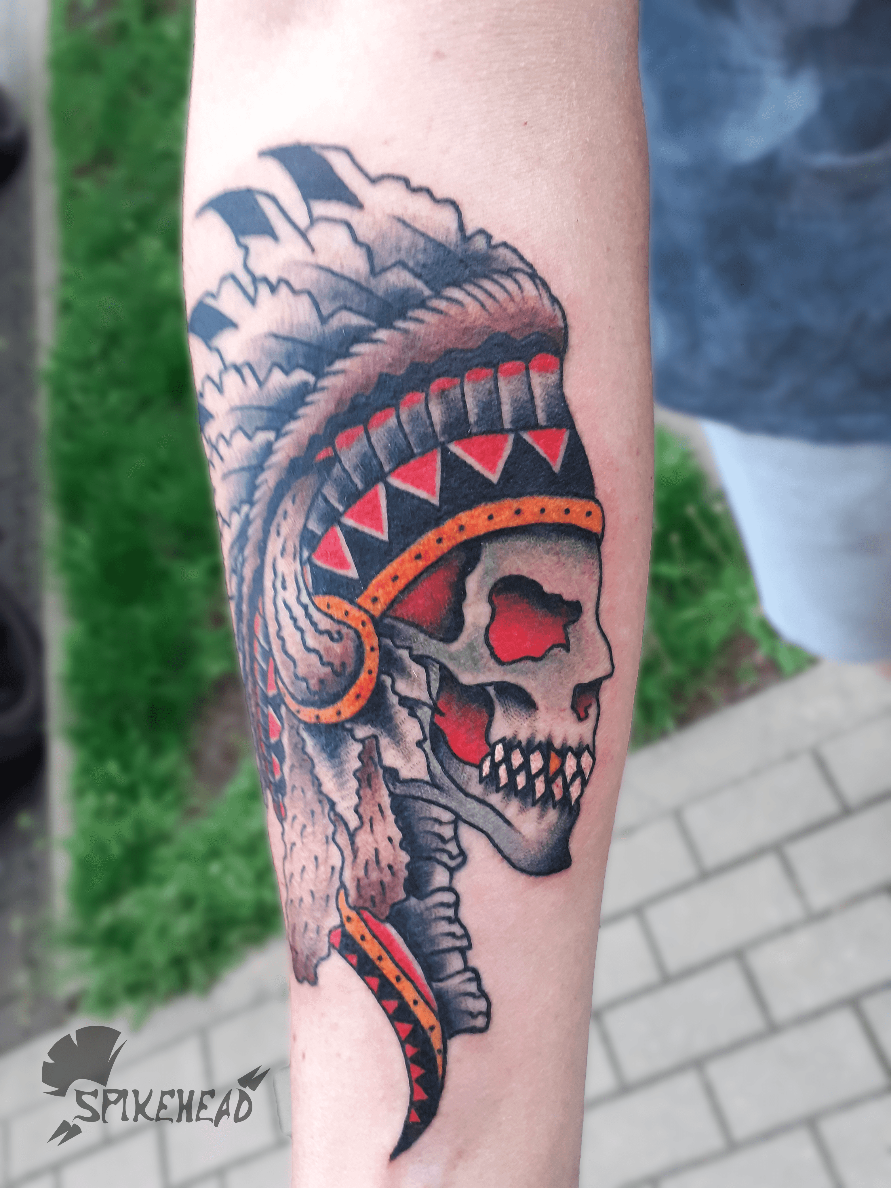 Inksearch tattoo SPIKE HEAD