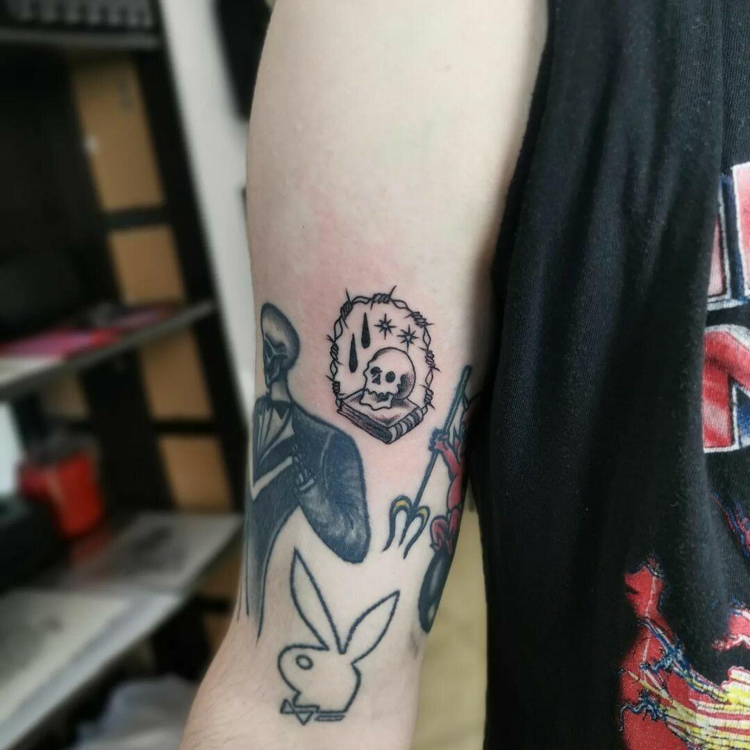 Inksearch tattoo SPIKE HEAD