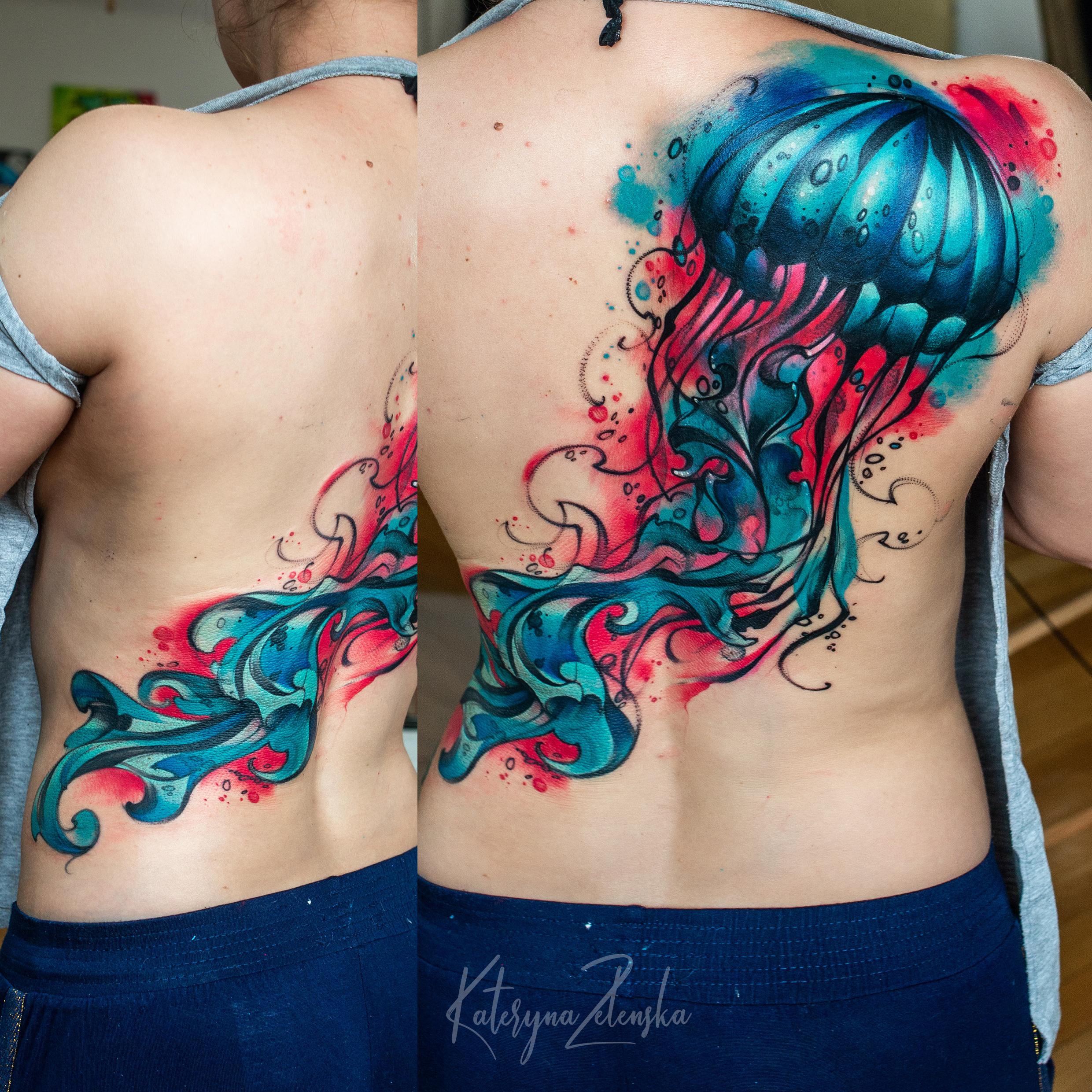 Inksearch tattoo Kateryna Zelenska