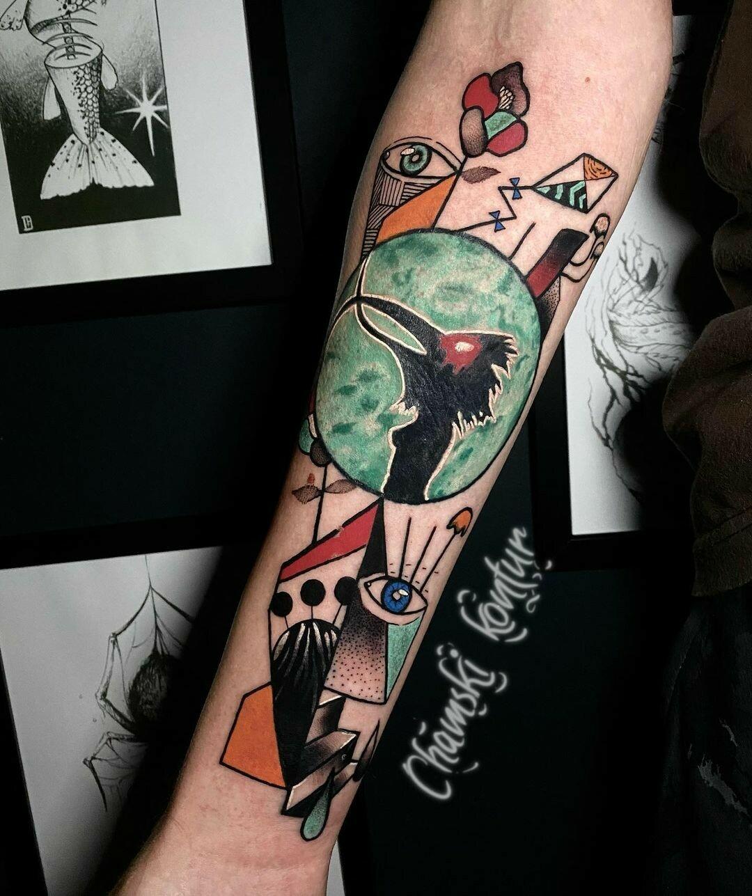 Inksearch tattoo Chamski kontur