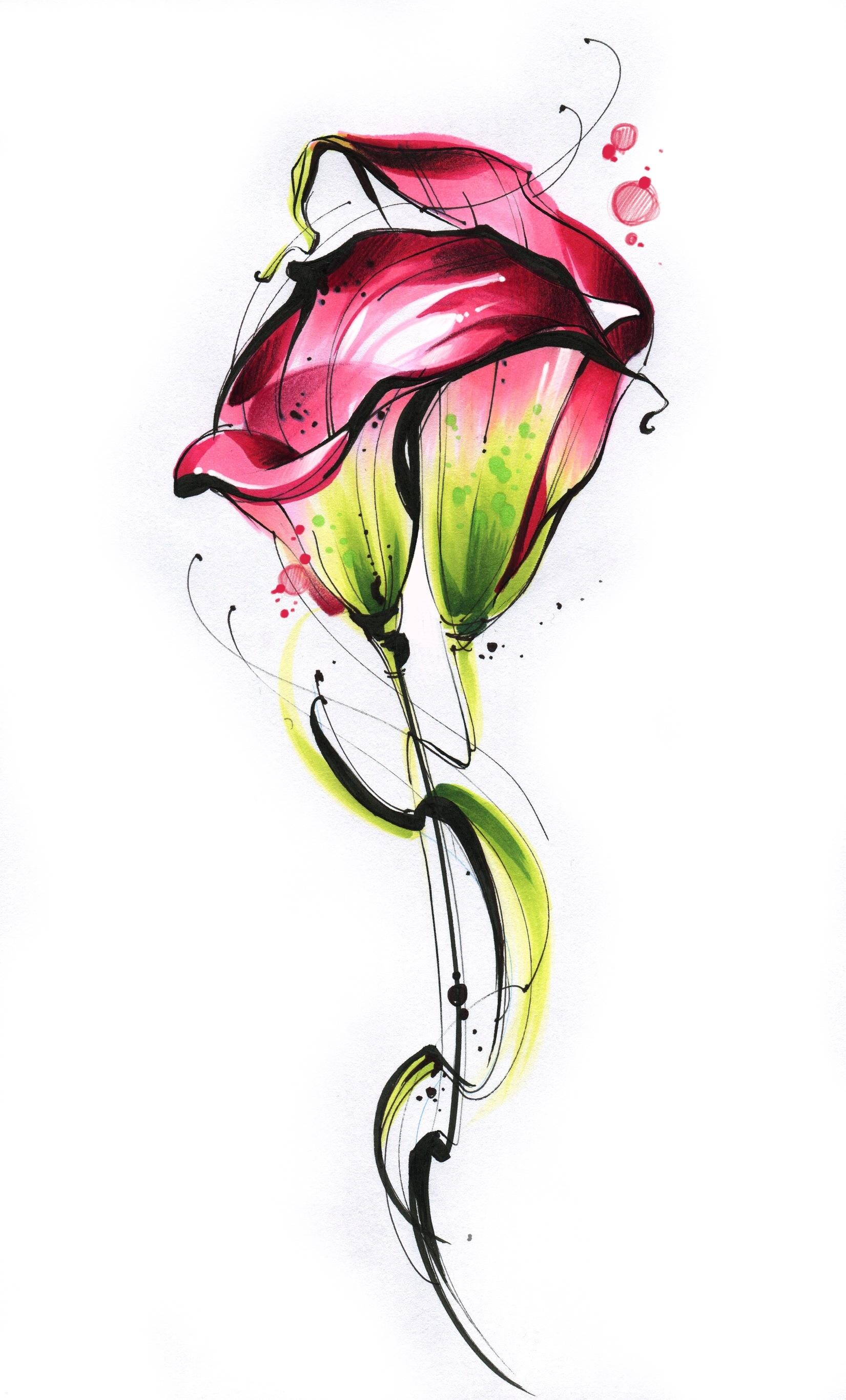 Inksearch tattoo Kateryna Zelenska