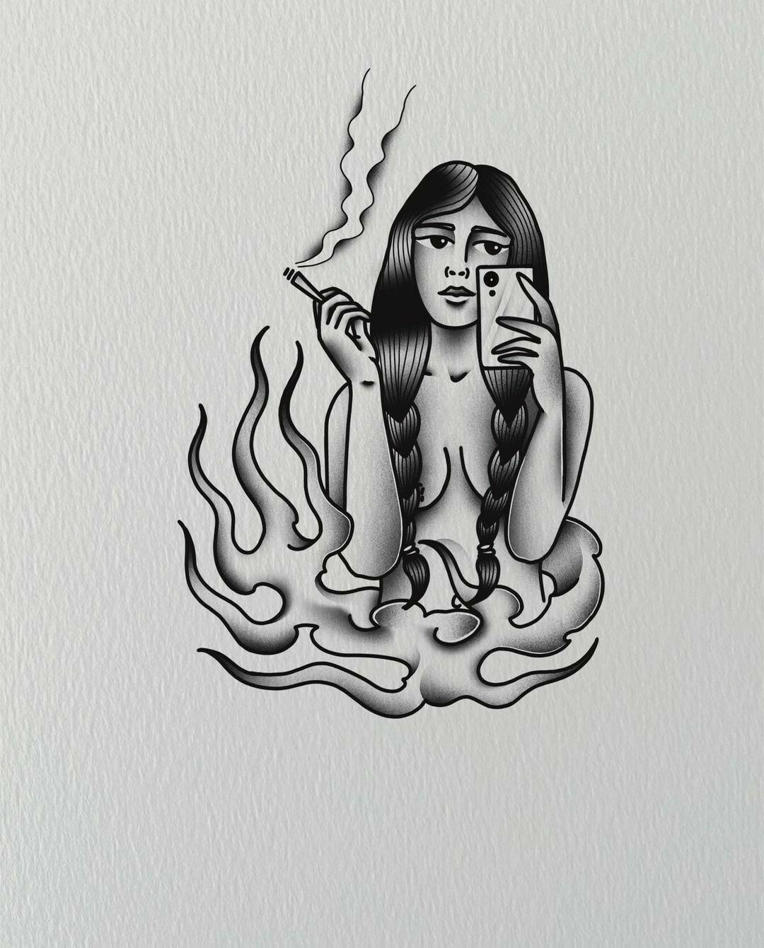 Inksearch tattoo Agahtattooer