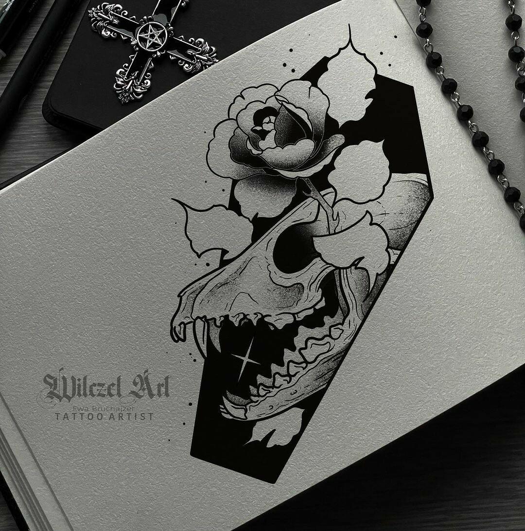 Inksearch tattoo Wilczeł