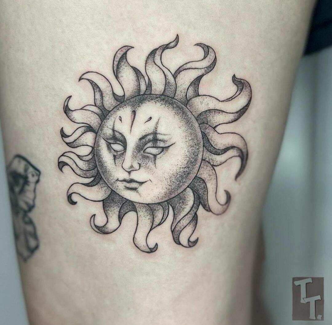 Inksearch tattoo Baba na Rowerze Tattoo