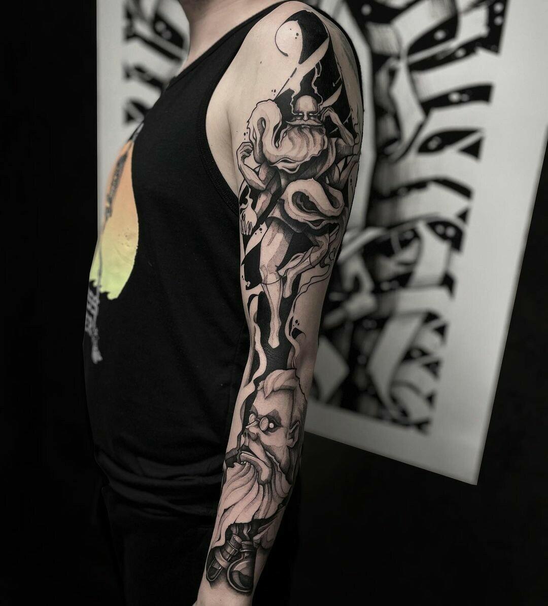 Inksearch tattoo Emil Ćwik - Licho nie śpi