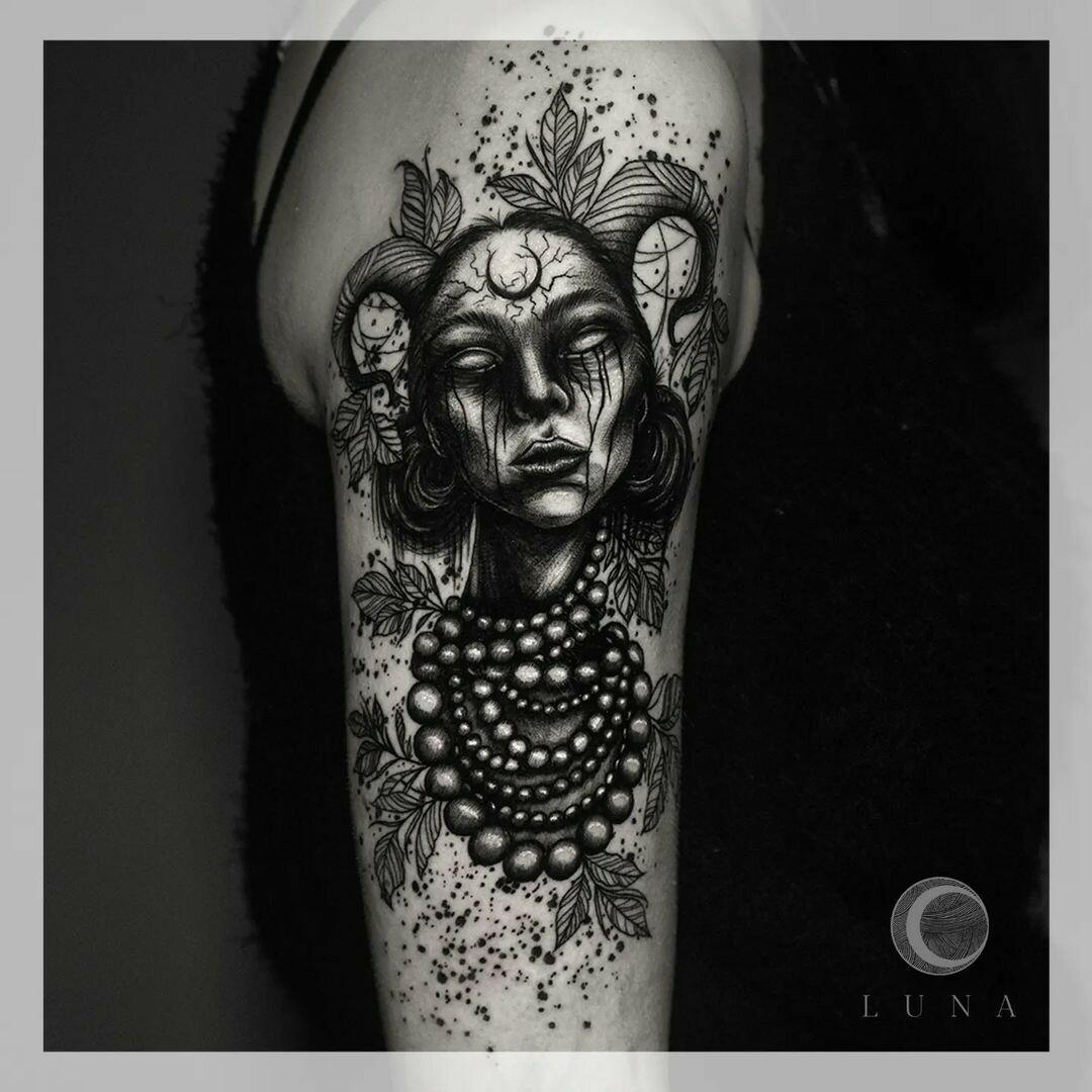 Inksearch tattoo luna tattoo