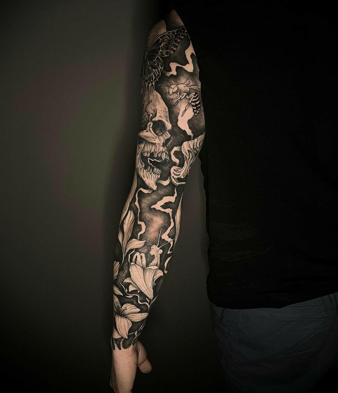 Inksearch tattoo Baba na Rowerze Tattoo