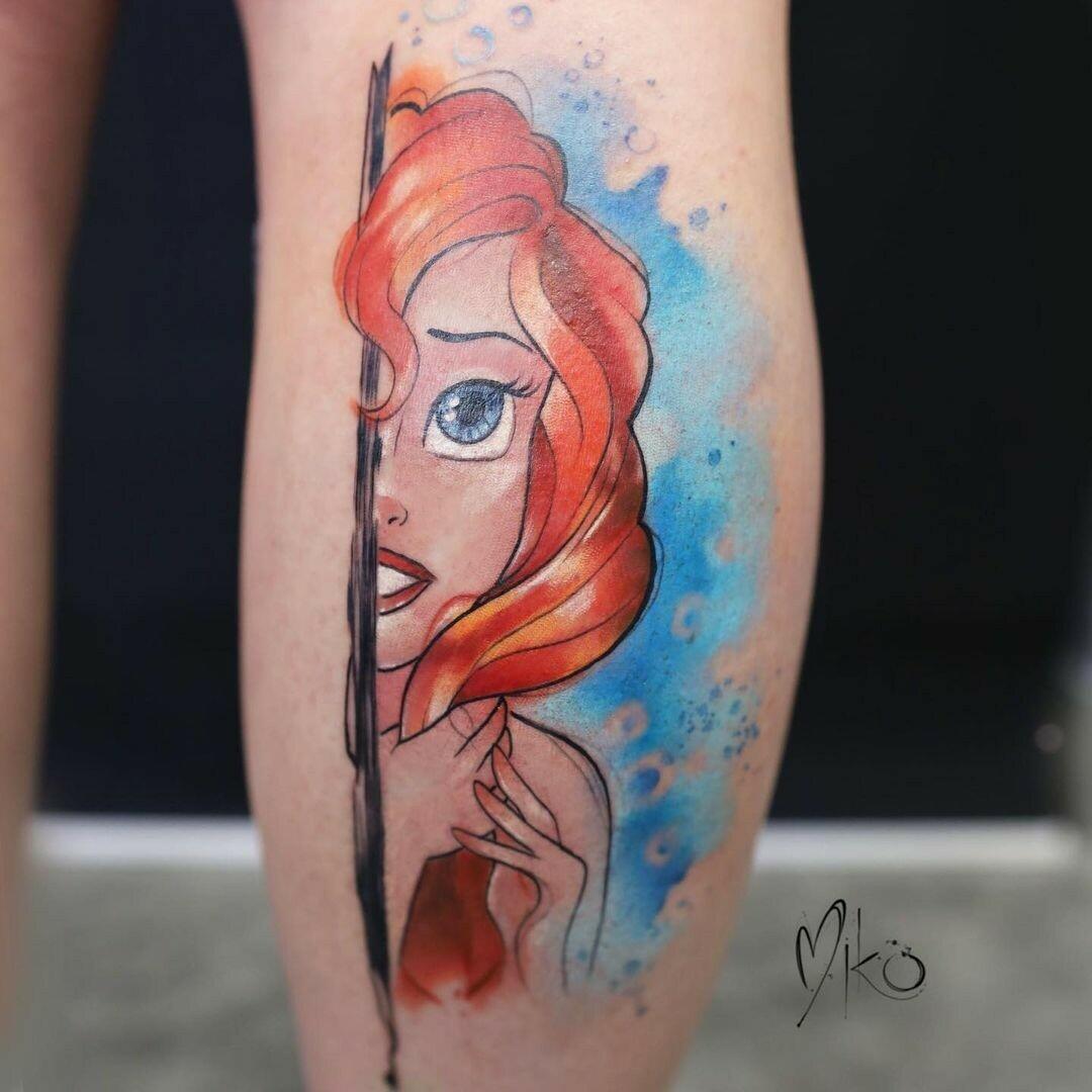 Inksearch tattoo Baba na Rowerze Tattoo