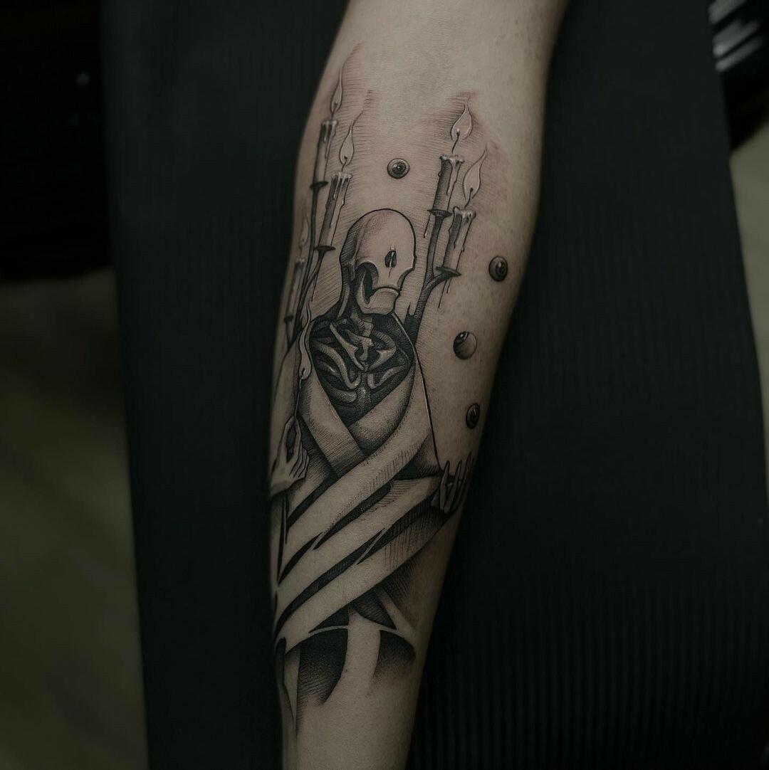 Inksearch tattoo Emil Ćwik - Licho nie śpi