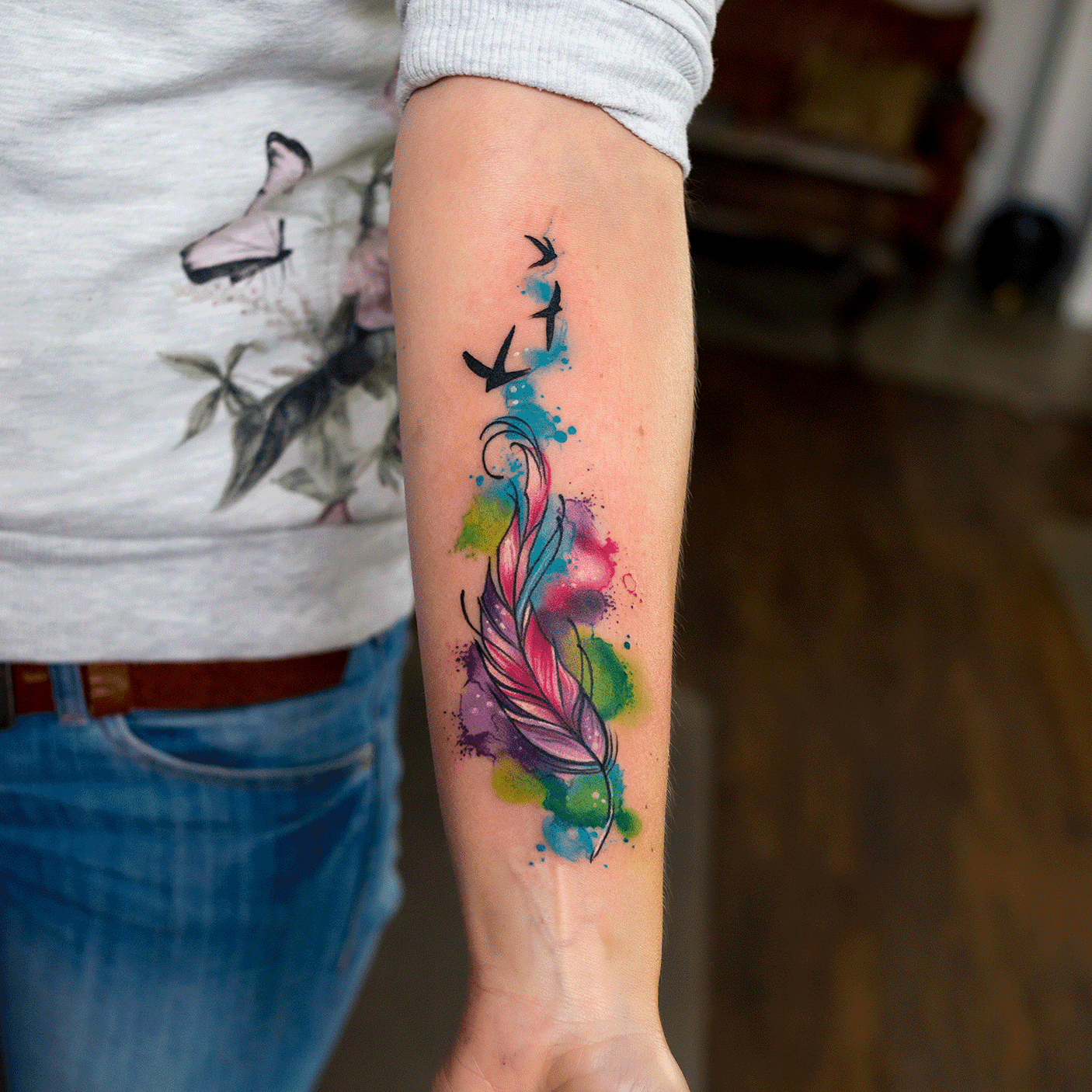 Inksearch tattoo Kateryna Zelenska
