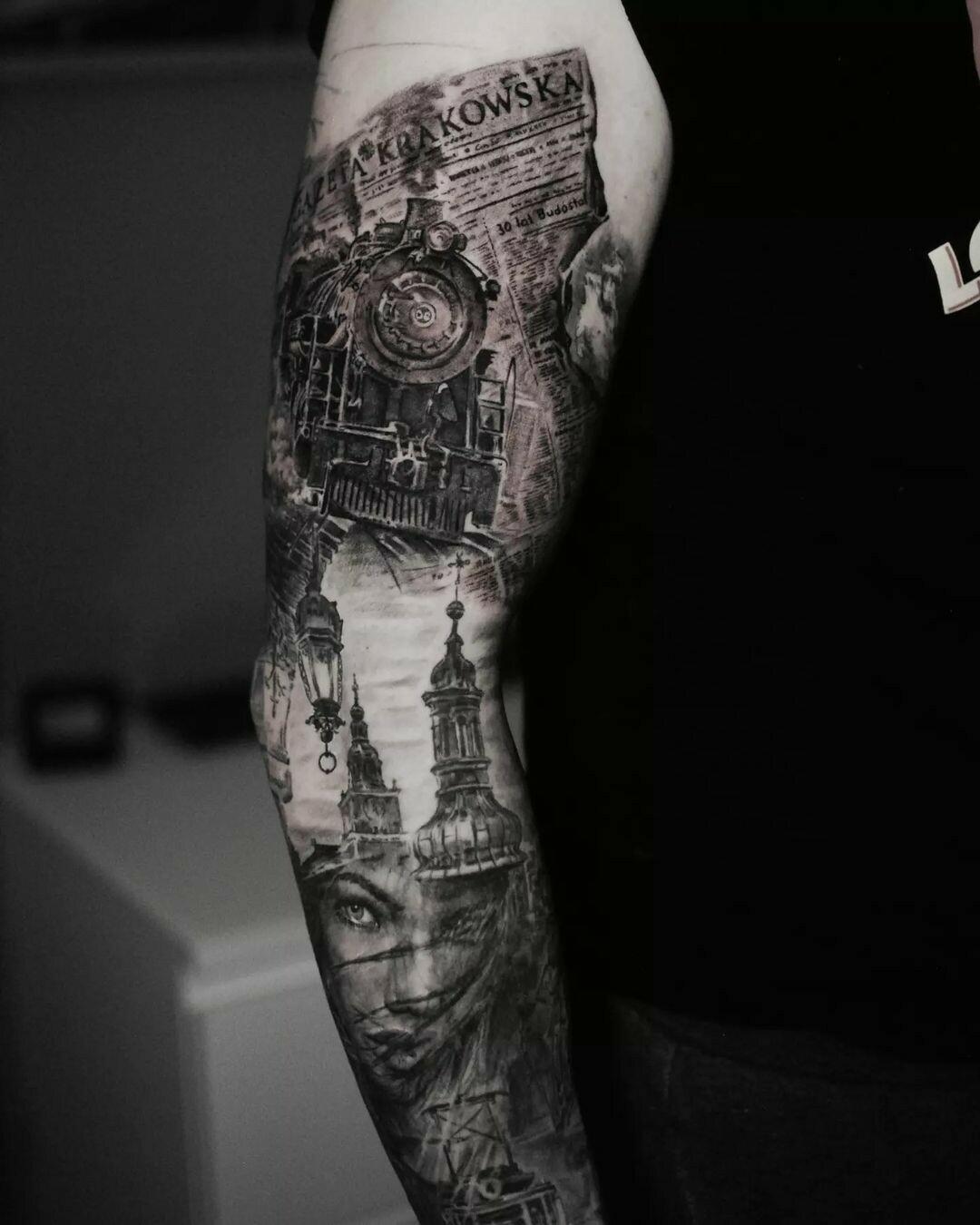 Inksearch tattoo Marcin Nencek Grey eye Tattoo