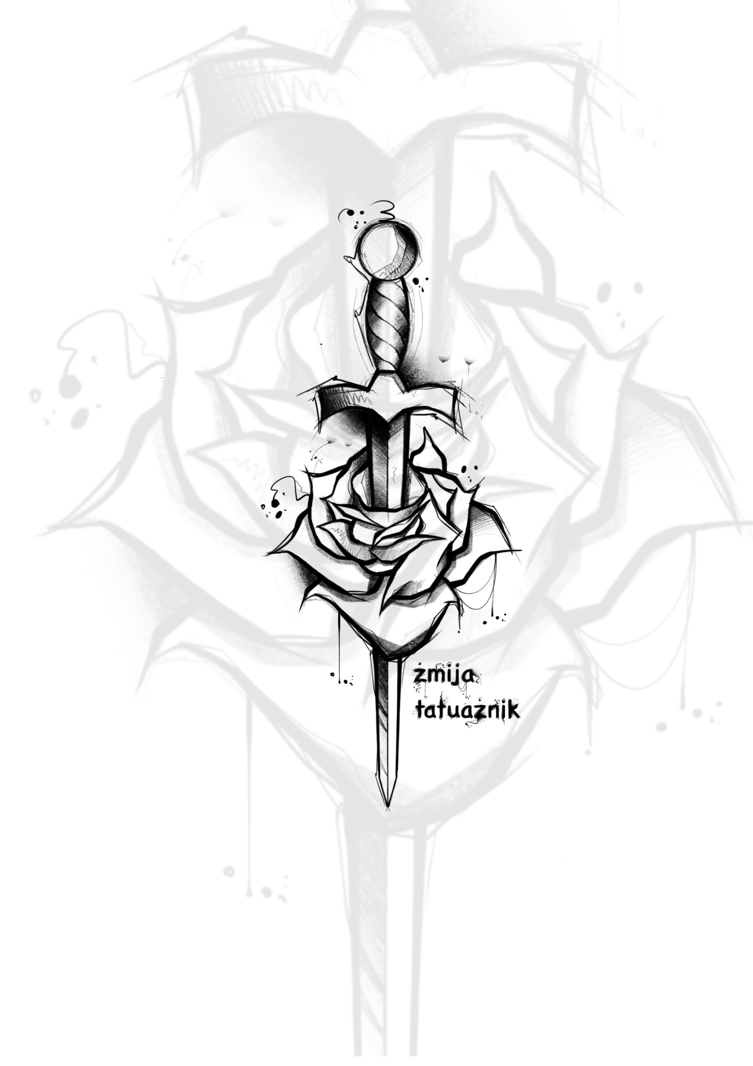 Inksearch tattoo Żmija Tatuażnik