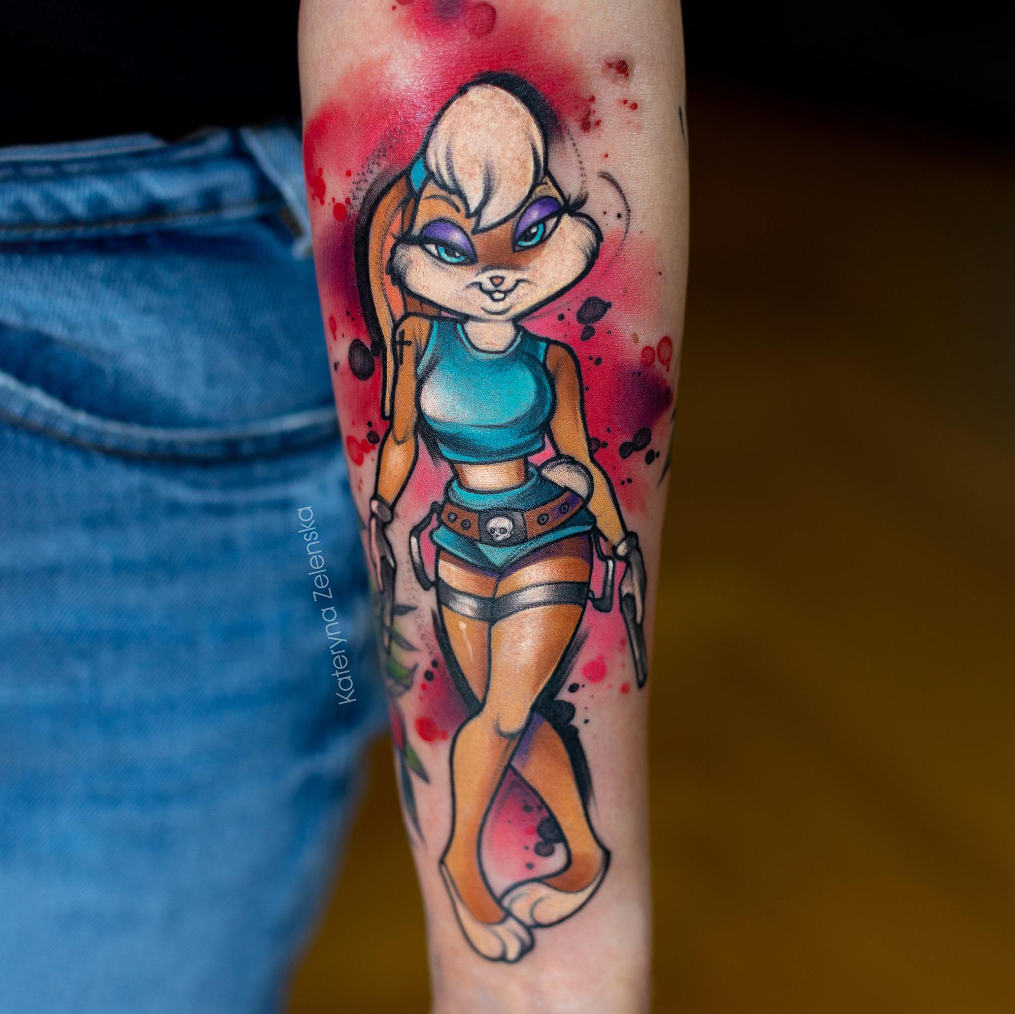Inksearch tattoo Kateryna Zelenska