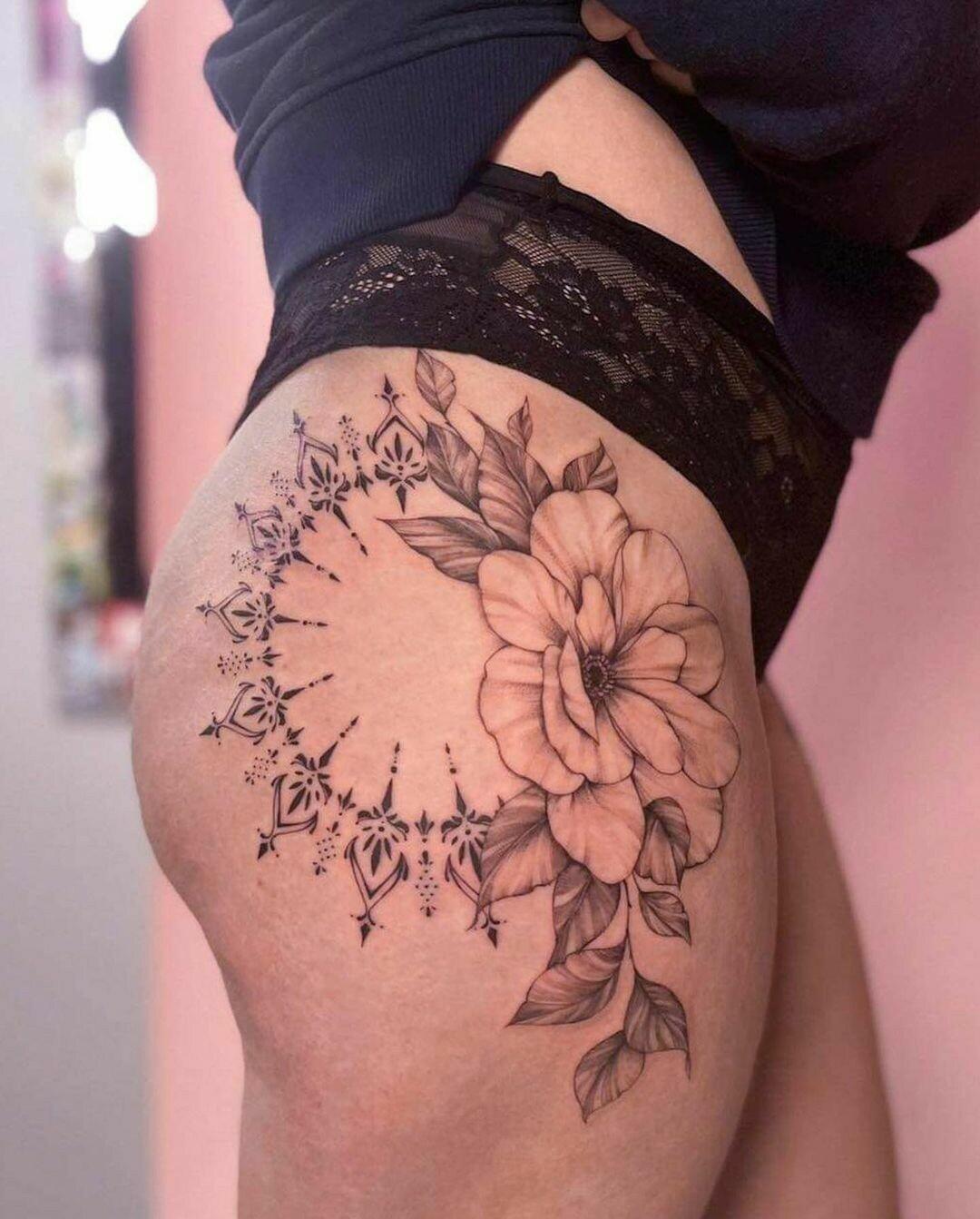 Inksearch tattoo Baba na Rowerze Tattoo