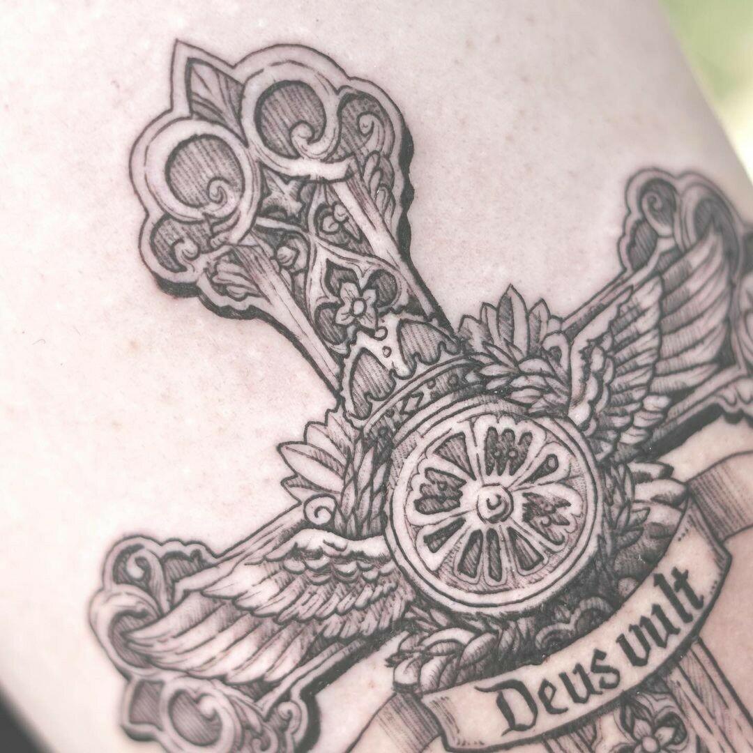 Inksearch tattoo Baba na Rowerze Tattoo