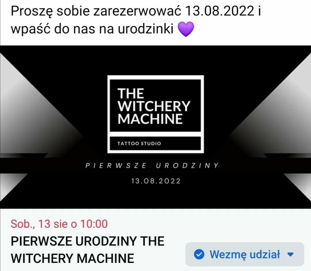 Inksearch tattoo The Witchery Machine