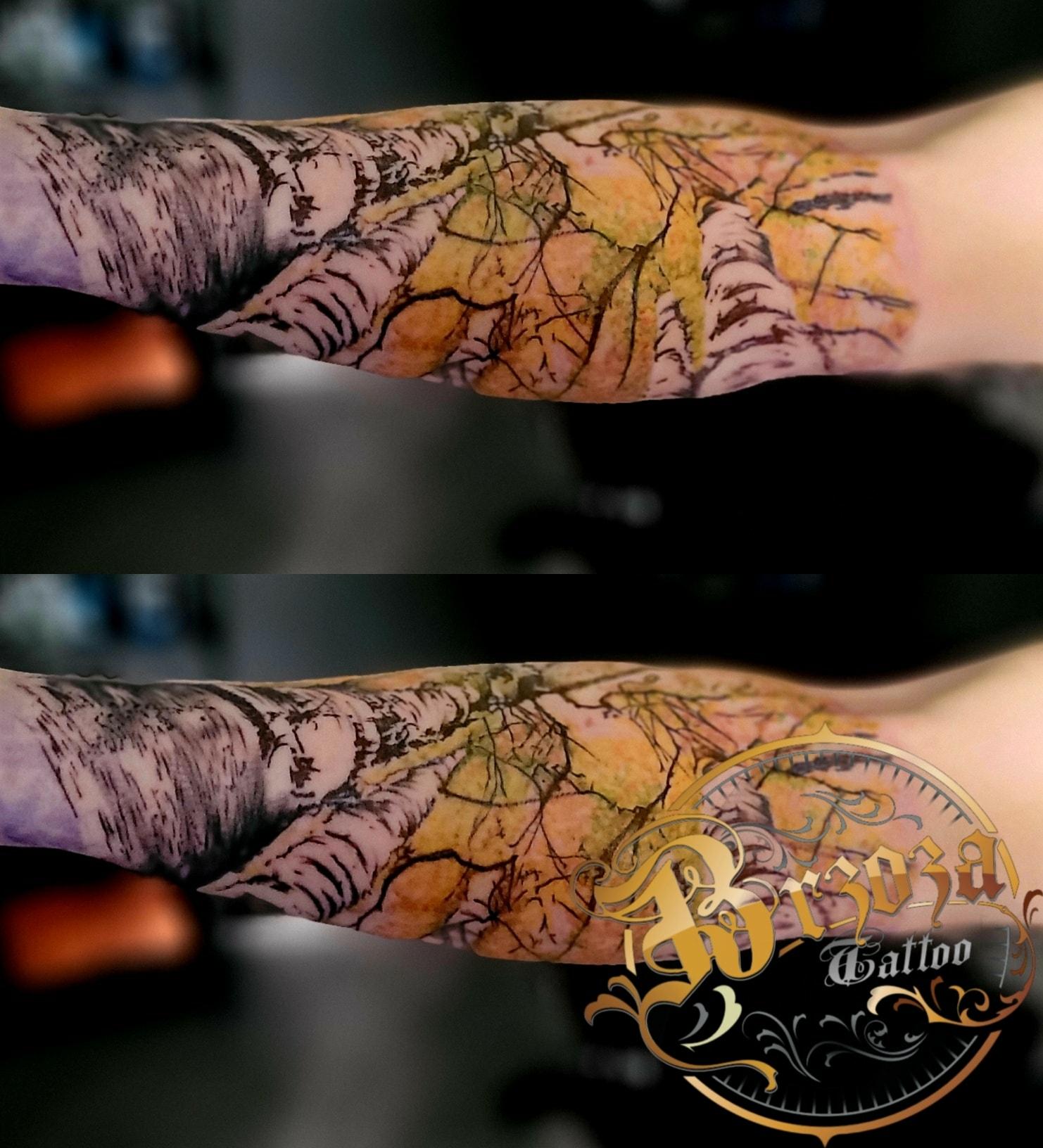 Inksearch tattoo Brzoza