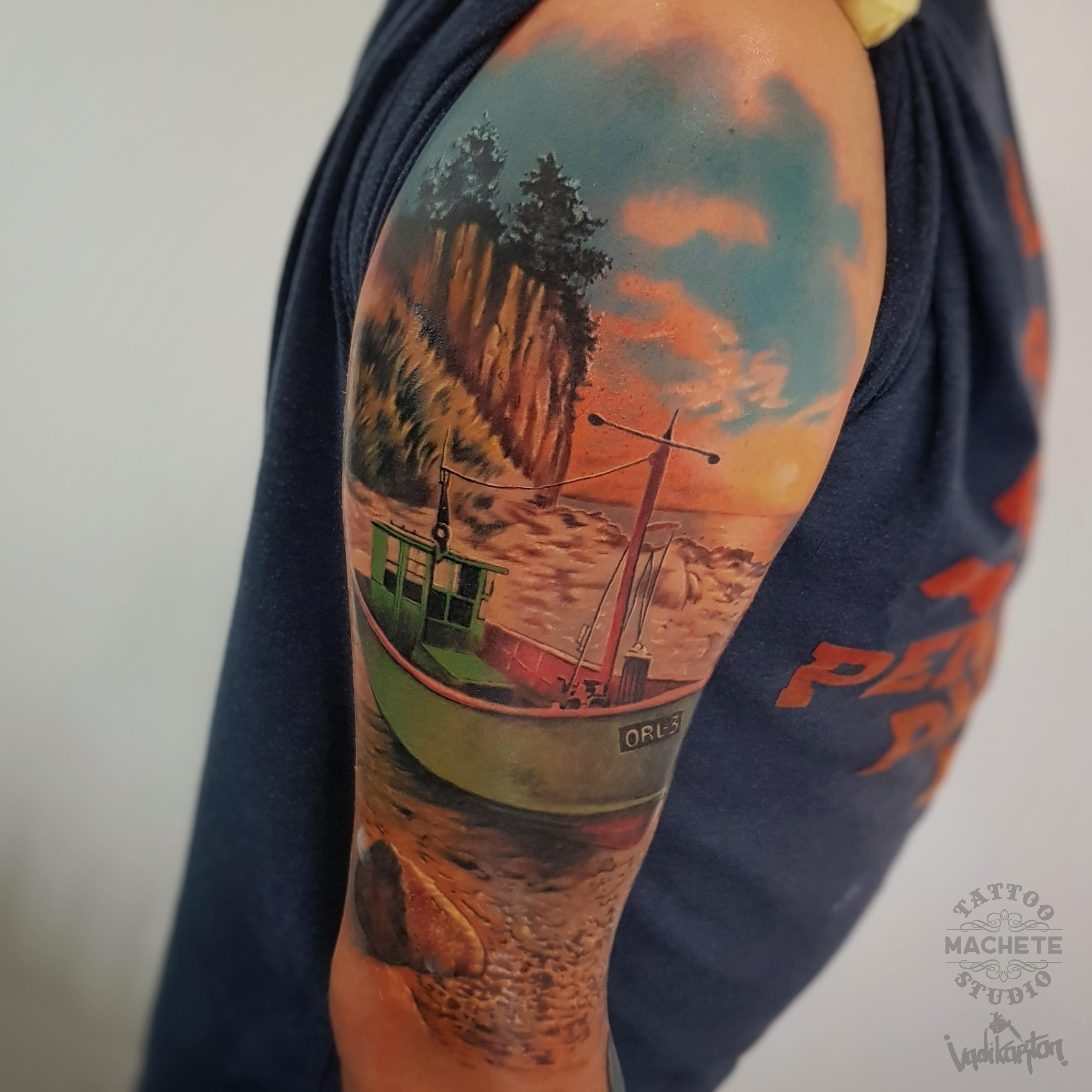 Inksearch tattoo Machete Tattoo Gdynia