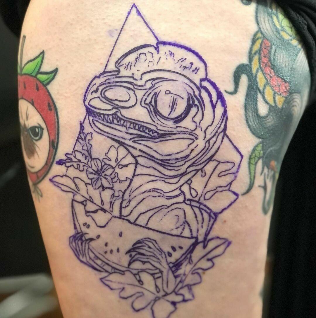 Inksearch tattoo Pink Madzilla
